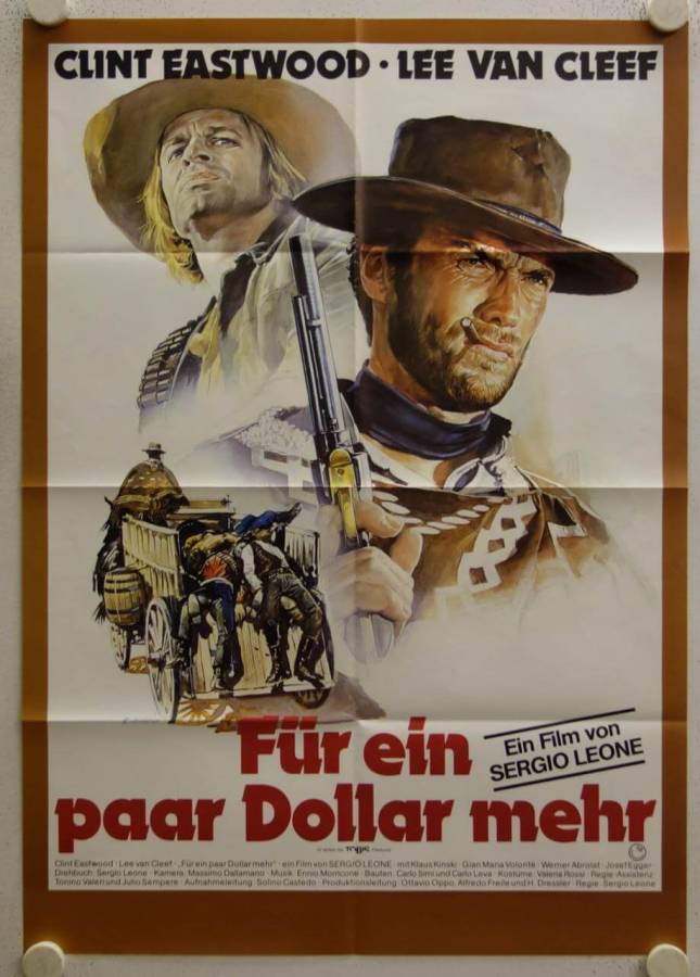 For a few Dollars more re-release german movie poster